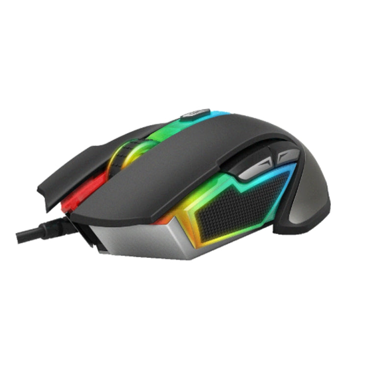 Rapoo V302 7 Keys Color RGB Gaming Wired Mouse, Cable Length: 1.8m(Black) - Wired Mice by Rapoo | Online Shopping UK | buy2fix