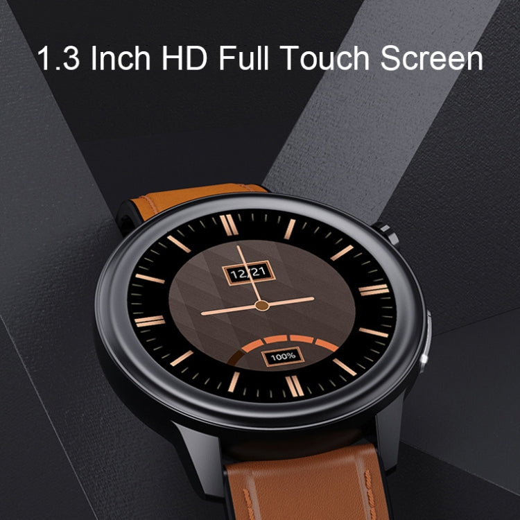 LOANIY E80 1.3 Inch Heart Rate Detection Smart Watch, Color: Black Silicone - Smart Wear by LOANIY | Online Shopping UK | buy2fix