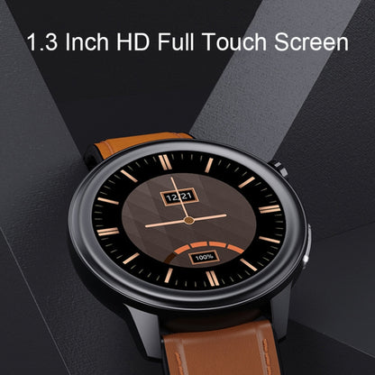 LOANIY E80 1.3 Inch Heart Rate Detection Smart Watch, Color: Black Steel - Smart Wear by LOANIY | Online Shopping UK | buy2fix