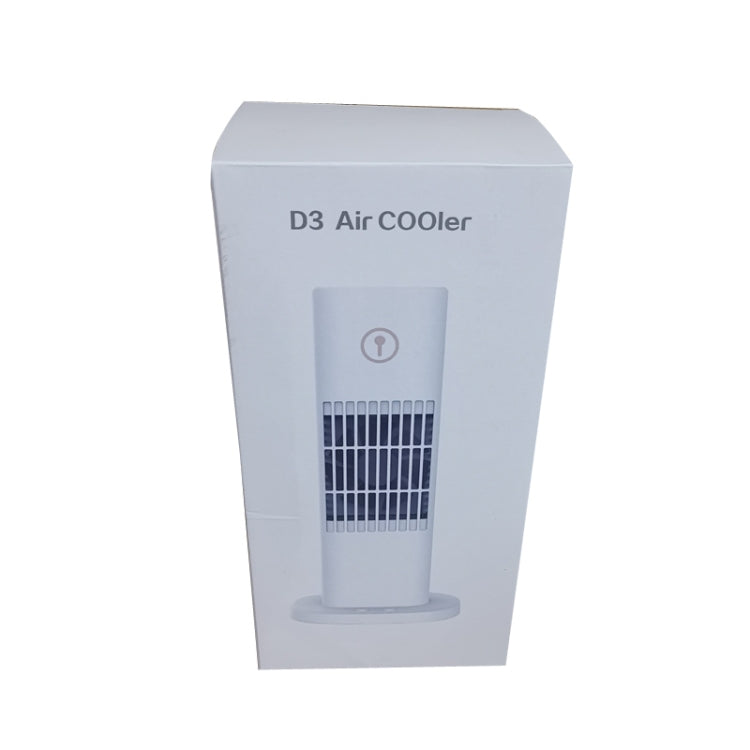 D3 Home USB Air Cooler Add Water Desktop Tower Fan Humidification Spray Fan(White) - Consumer Electronics by buy2fix | Online Shopping UK | buy2fix