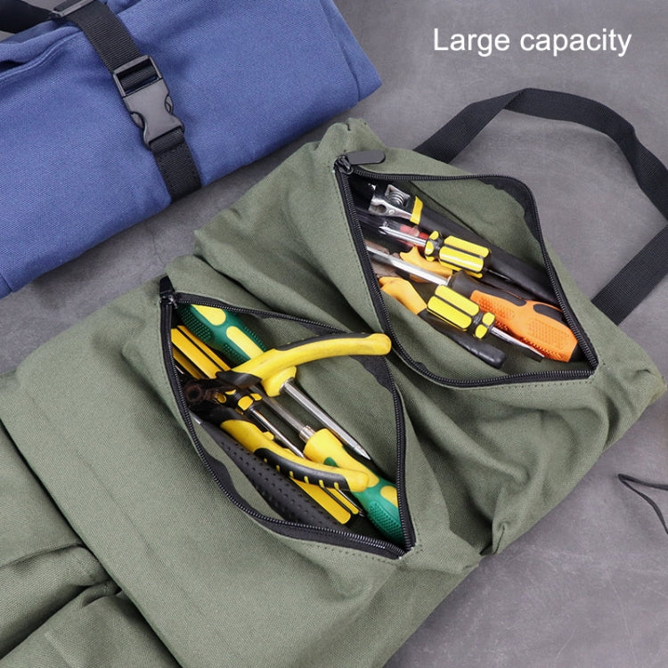 CL189 Car Canvas Tools Bag Portable Electric Worker Hardware Tool Kit(Khaki) - Storage Bags & Boxes by buy2fix | Online Shopping UK | buy2fix