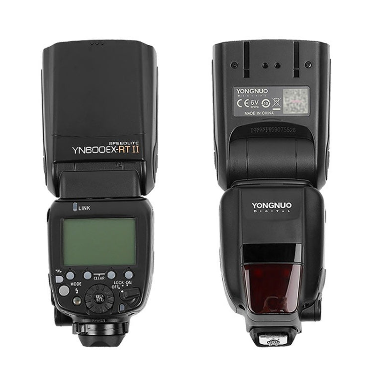 Yongnuo YN600EX-RT II  HSS 1/8000s Master TTL Flash Speedlite For Canon(Black) - Camera Accessories by Yongnuo | Online Shopping UK | buy2fix