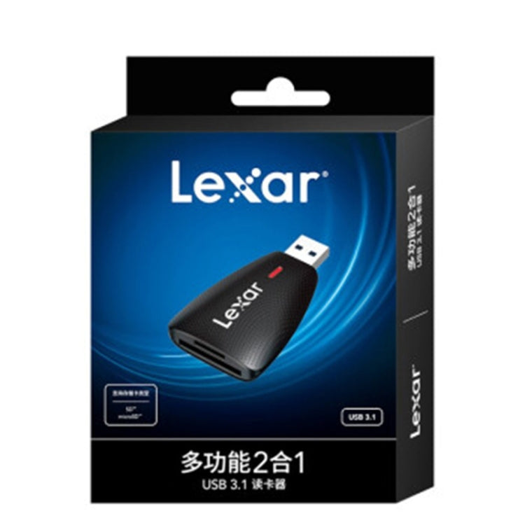 Lexar LRW450U 2 In 1 USB3.1 High Speed Computer Card Reader(Black) -  by Lexar | Online Shopping UK | buy2fix