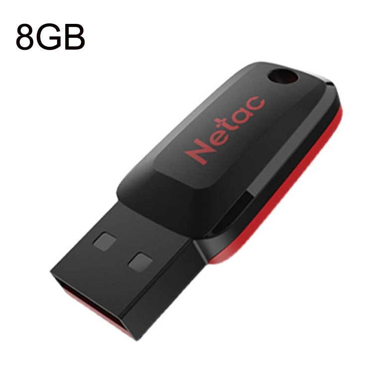 Netac U197 Office File High Speed USB Flash Drive, Capacity: 8GB(Black) - USB Flash Drives by Netac | Online Shopping UK | buy2fix