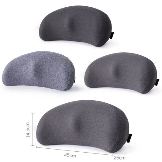 Memory Foam Car Lumbar Cushion Driving Seat Cushion(Gray) by buy2fix