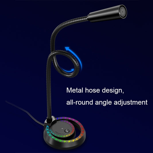 RGB Lighting Effect Computer Desktop Microphone(F3) by buy2fix