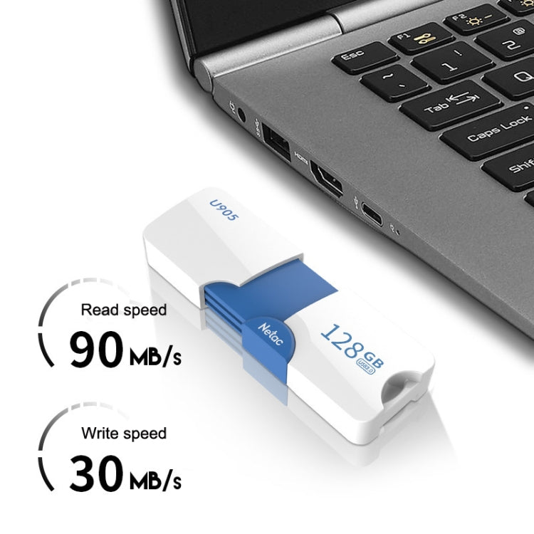 Netac U905 High Speed USB3.0 Retractable Car Music Computer USB Flash Drive, Capacity: 256GB - USB Flash Drives by Netac | Online Shopping UK | buy2fix