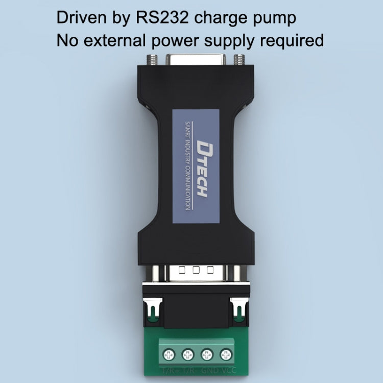 DTECH DT-9000 Passive Bidirectional RS232 To RS485 Serial Communication Protocol Module Converter - RS485 / RS232 Series by DTECH | Online Shopping UK | buy2fix