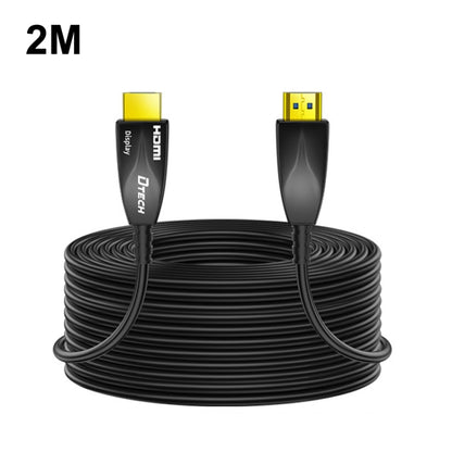 DTECH HDMI 2.0 Version Fiber Optical Line 4K 60Hz Large Screen TV Engineering Wiring, Length: 2m - Cable by DTECH | Online Shopping UK | buy2fix