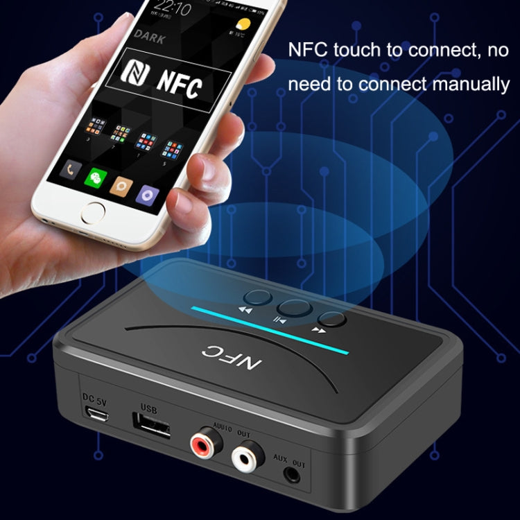 BT-200 NFC Bluetooth Wireless Audio Receiver U Disk Player - Apple Accessories by buy2fix | Online Shopping UK | buy2fix