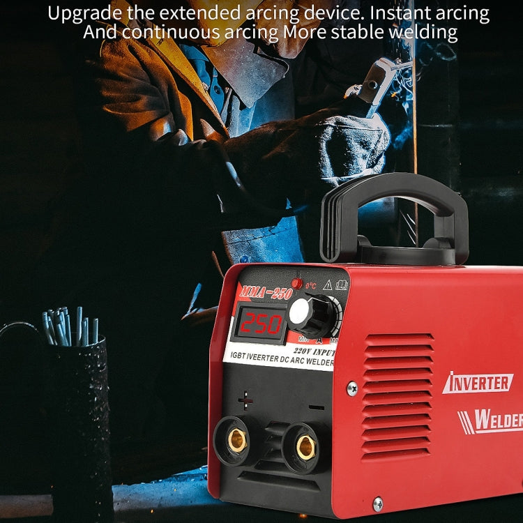 MMA-250 Household Small Intelligent DC Handheld Electric Welder EU Plug - Home & Garden by buy2fix | Online Shopping UK | buy2fix