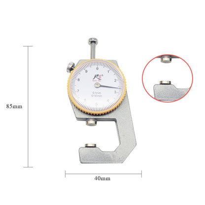 CHIXI Handheld Thickness Gauge Paper Thickness Gauge, Specification: Mid-range  0-10mm Flat Head - Consumer Electronics by buy2fix | Online Shopping UK | buy2fix