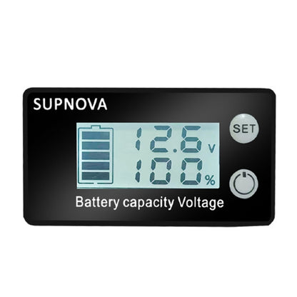 SUPNOVA LCD Two-wire Voltage and Electricity Meter DC Digital Display Voltmeter(White) - Consumer Electronics by SUPNOVA | Online Shopping UK | buy2fix