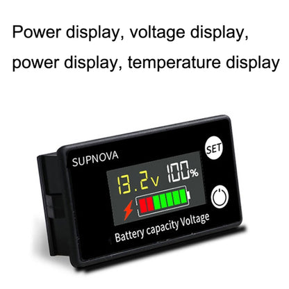 SUPNOVA LCD Color Screen DC Voltmeter Lithium Storage Battery Meter, Style: Waterproof Type - Consumer Electronics by SUPNOVA | Online Shopping UK | buy2fix