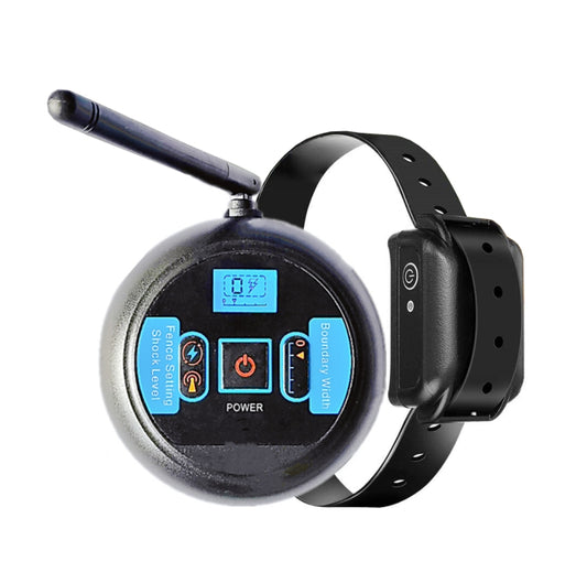 Pet Wireless Trainer Bark Stopper Electronic Fence, Specification: UK Plug(1 In 1) by buy2fix