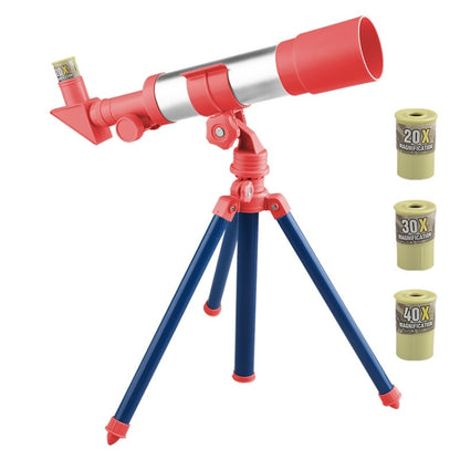 Children High-definition Multiple Astronomical Telescope Science Teaching Aids(B Model Red) - Monocular Binoculars by buy2fix | Online Shopping UK | buy2fix