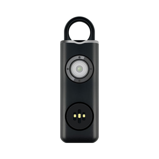 Anti-wolf Alarm Rechargeable Female Student Self-defense Keychain(Black) - Security by buy2fix | Online Shopping UK | buy2fix