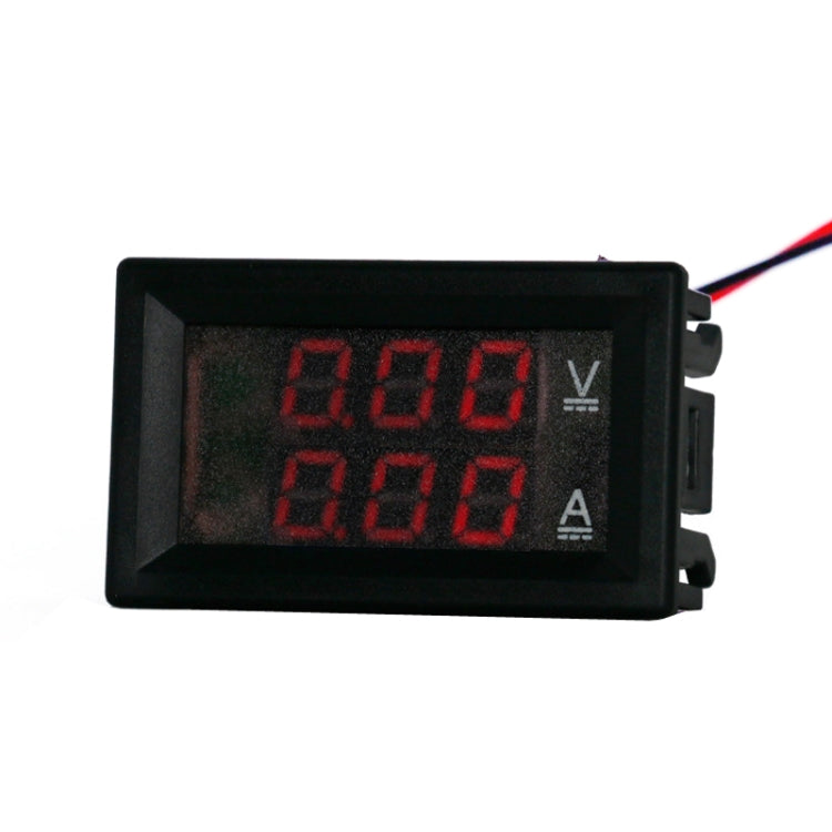 Dual-Display Voltage Current Meter Digital DC Voltage Meter, Specification: 10A (Red) - Consumer Electronics by buy2fix | Online Shopping UK | buy2fix