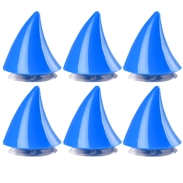 2pcs /Pair Motorcycle Helmet Devil Sucker Decoration, Style: Small Horns (Dark Blue) by buy2fix