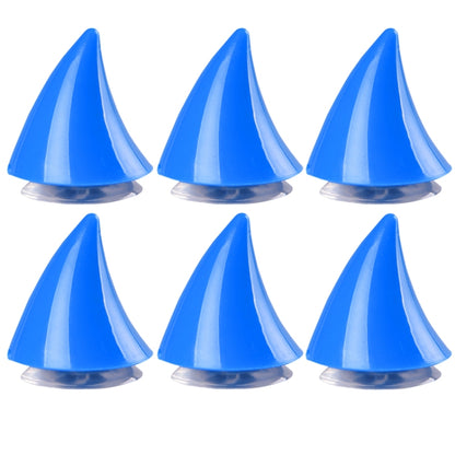 2pcs /Pair Motorcycle Helmet Devil Sucker Decoration, Style: Small Horns (Dark Blue) by buy2fix