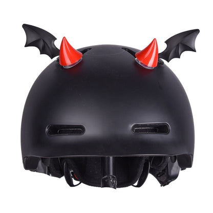 2pcs /Pair Motorcycle Helmet Devil Sucker Decoration, Style: Small Horns (Dark Blue) by buy2fix