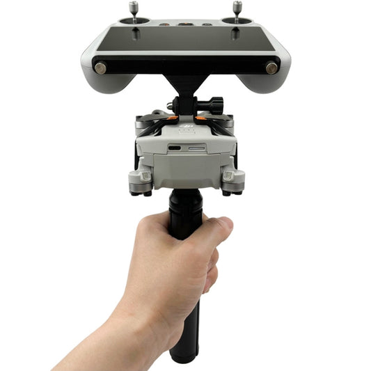 Handheld Retrofit Bracket for DJI Mini 3 Pro,Style: With Screen Version+Tripod by buy2fix