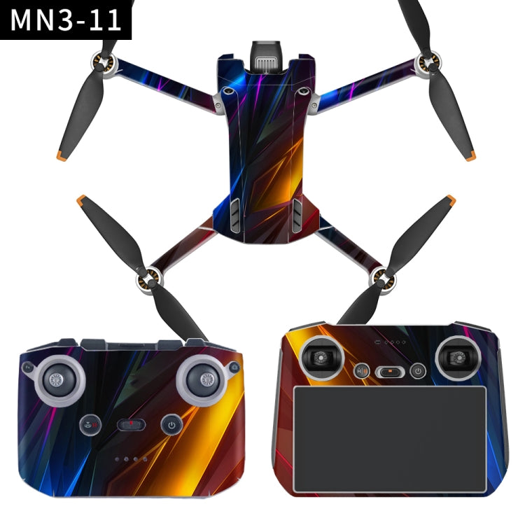 Flat Style Waterproof Anti-Scratch Sticker For DJI Mini 3 Pro RC With Screen Version(Mn3-11) - DJI & GoPro Accessories by buy2fix | Online Shopping UK | buy2fix