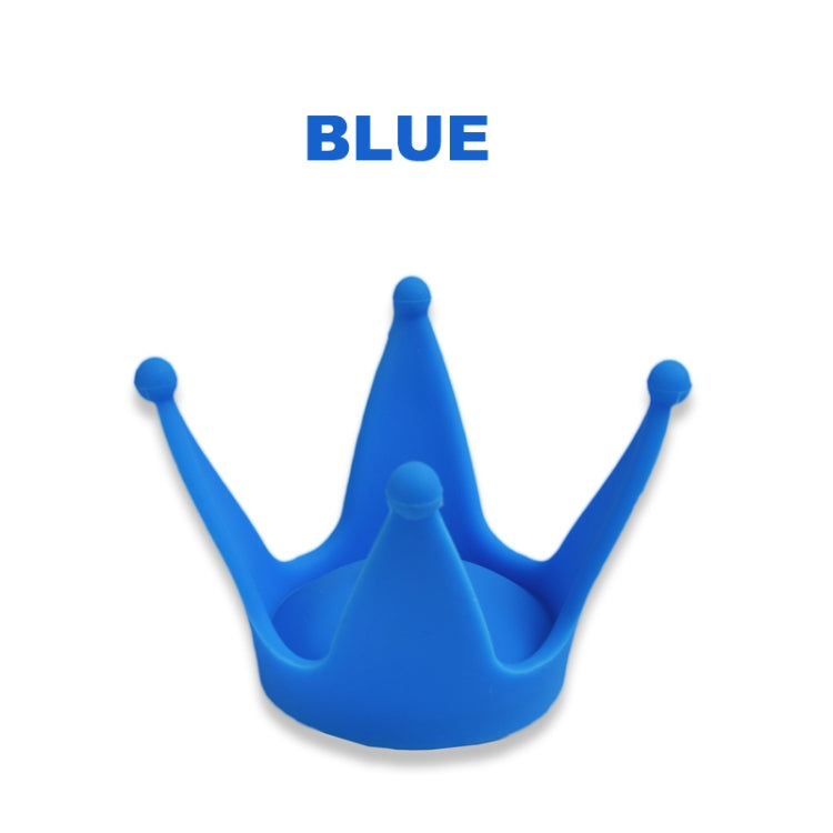 2PCS Motorcycle Crown Sucker Helmet Decoration(Blue) by buy2fix