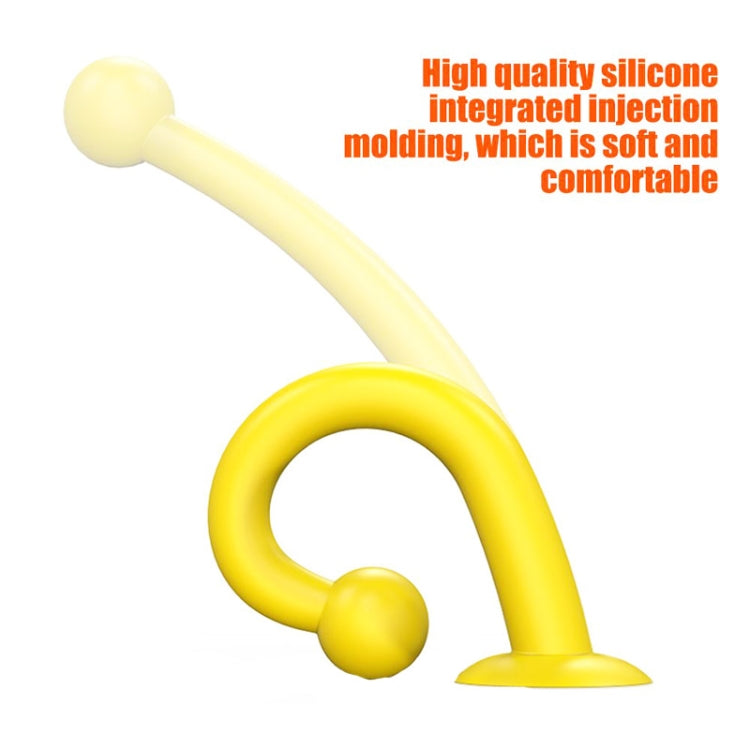 4PCS Motorcycle Helmet Soft Silicone Tentacle Sucker Decoration(Yellow) by buy2fix