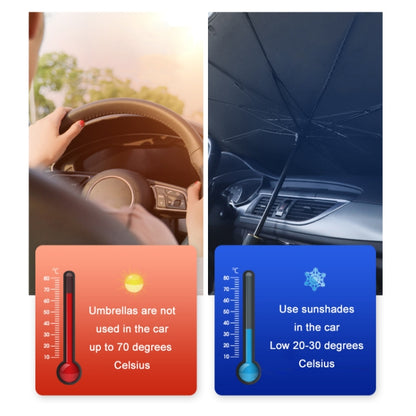 Car Windshield Telescopic Folding Thermal Insulation Parasol, Size: Small - In Car by buy2fix | Online Shopping UK | buy2fix