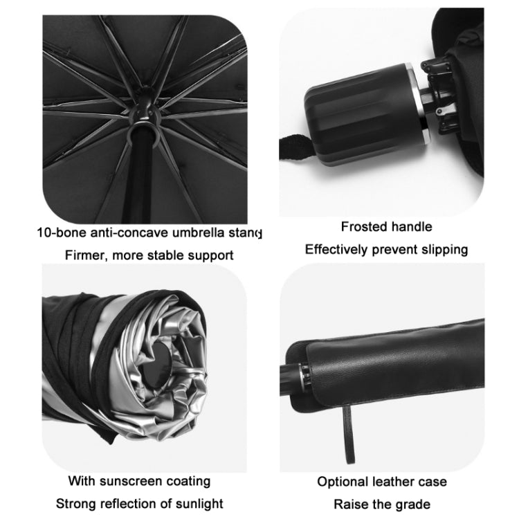 Car Windshield Telescopic Folding Thermal Insulation Parasol, Size: Open Style Small by buy2fix
