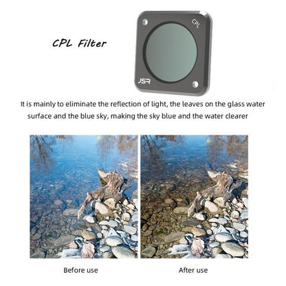 JSR   Action Camera Filters for DJI Action 2,Style:  ND8PL - DJI & GoPro Accessories by JSR | Online Shopping UK | buy2fix