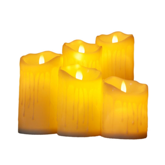 LED Electronic Candle Lights Halloween Christmas Decoration Props, Size: 7.5x10cm(Plastic Tears Candle Lights) by buy2fix