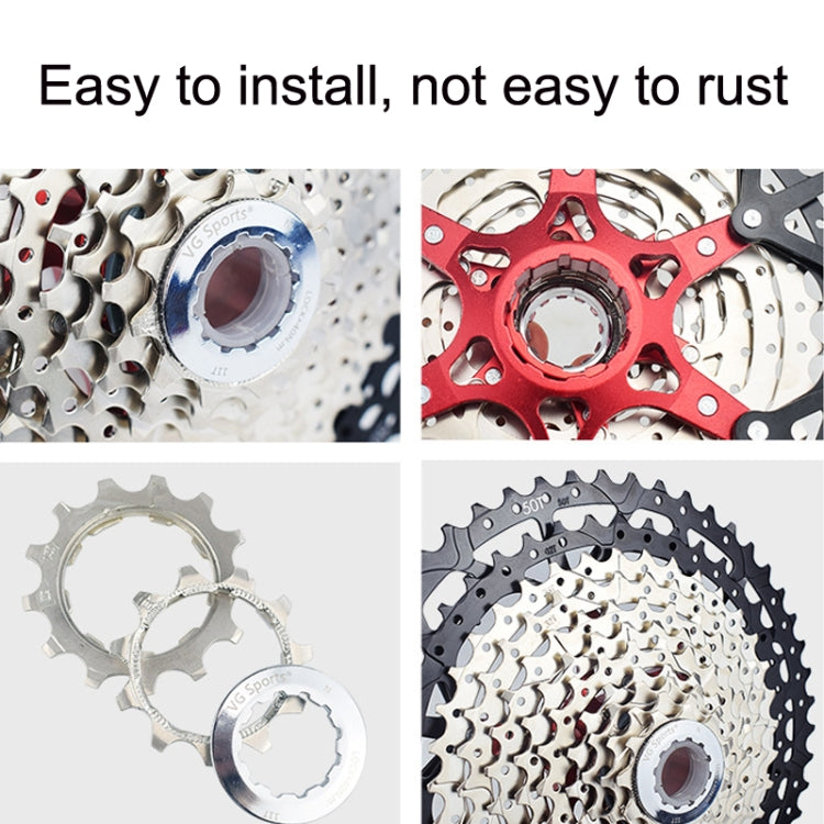 VG Sports Split Mountain Bike Lightweight Cassette Flywheel, Style: 10 Speed 42T (Silver) - Outdoor & Sports by VG Sports | Online Shopping UK | buy2fix