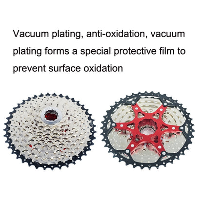 VG Sports Split Mountain Bike Lightweight Cassette Flywheel, Style: 11 Speed 40T (Silver) - Outdoor & Sports by VG Sports | Online Shopping UK | buy2fix