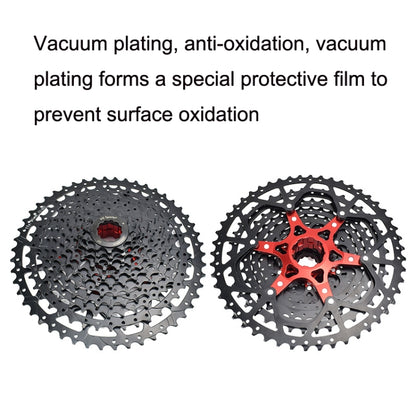 VG Sports Split Mountain Bike Lightweight Cassette Flywheel, Style: 10 Speed 50T (Black) - Outdoor & Sports by VG Sports | Online Shopping UK | buy2fix