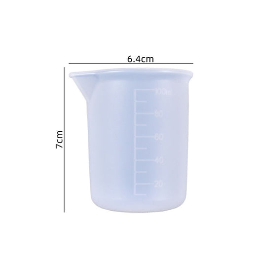 10 PCS Crystal Epoxy Silicone With Scale 100ml Measuring Cup by buy2fix