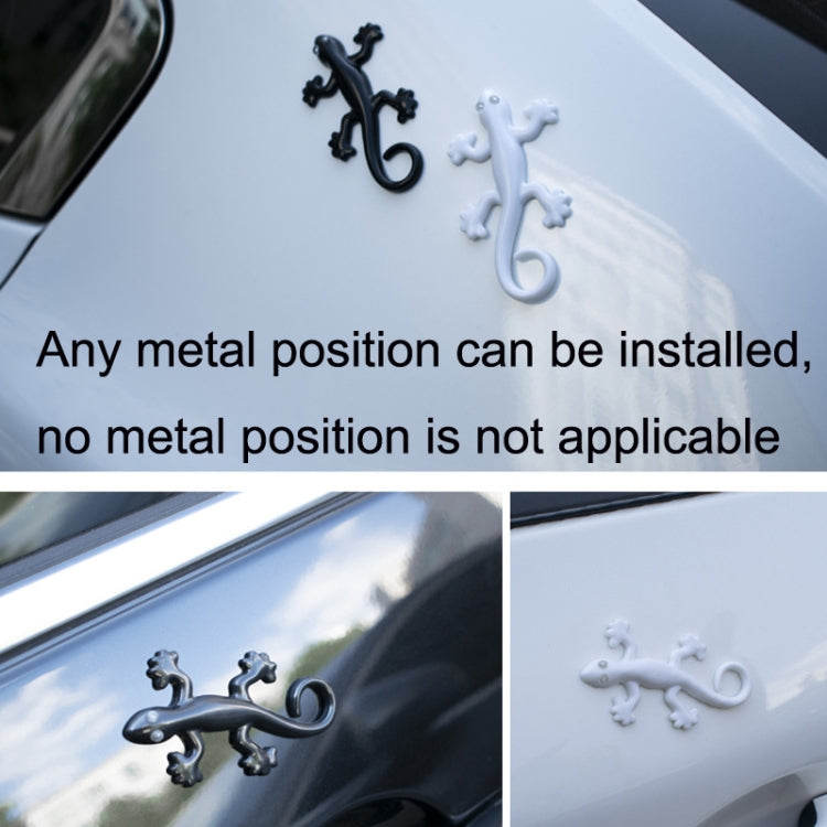 Anti-static Gecko 3D Stereo Car Sticker Decorative Stickers(Black) - In Car by buy2fix | Online Shopping UK | buy2fix
