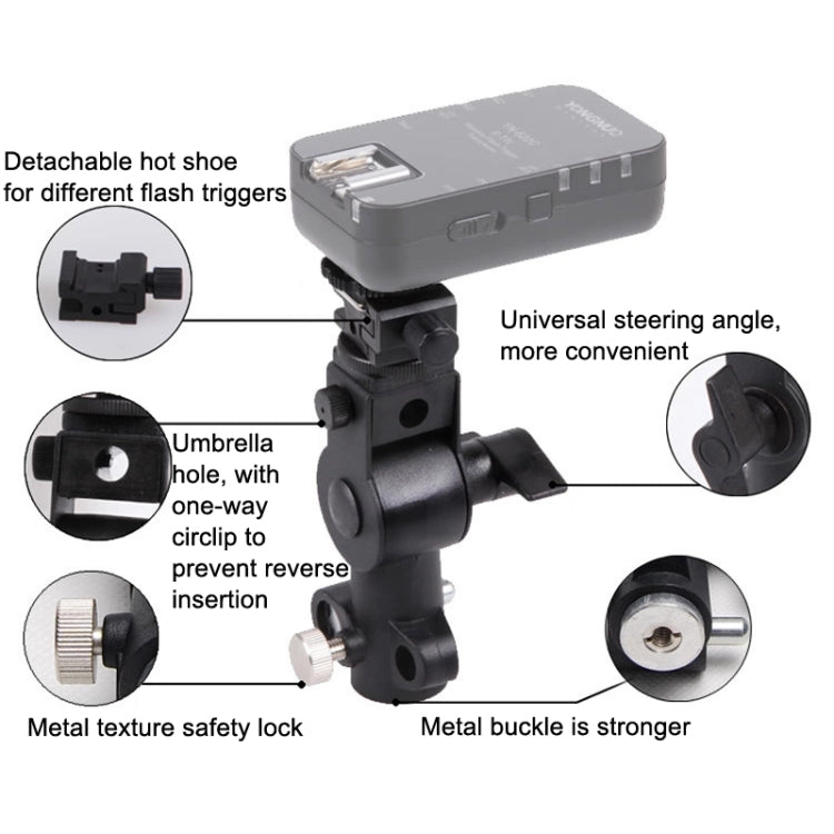 Top Flash Mount D -Shaped Lighting Light Rack - Camera Accessories by buy2fix | Online Shopping UK | buy2fix