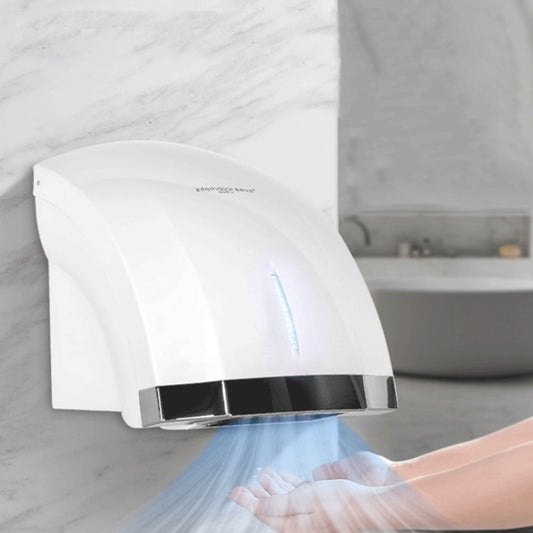 Interhasa 220V 1800W Hot and Cold Switching Electric Hand Dryer,Model: A1002 White,CN Plug by buy2fix