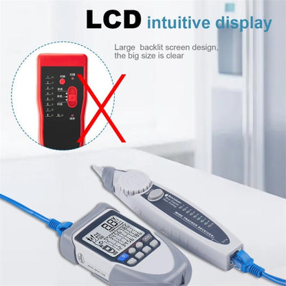 ET612 Network Cable Tester Wire Tracker Battery Voltage POE Test Multi-function Cable Tester - Consumer Electronics by buy2fix | Online Shopping UK | buy2fix