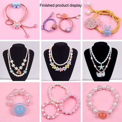 24 Grid Acrylic Beaded Kids DIY Necklace Bracelet Toys(Colorful Girl) - DIY Developmental Toys by buy2fix | Online Shopping UK | buy2fix