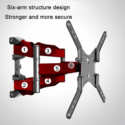 NORTH BAYOU Telescopic Swivel TV Monitor Wall Mount Bracket For 32-70 inch - Consumer Electronics by NORTH BAYOU | Online Shopping UK | buy2fix