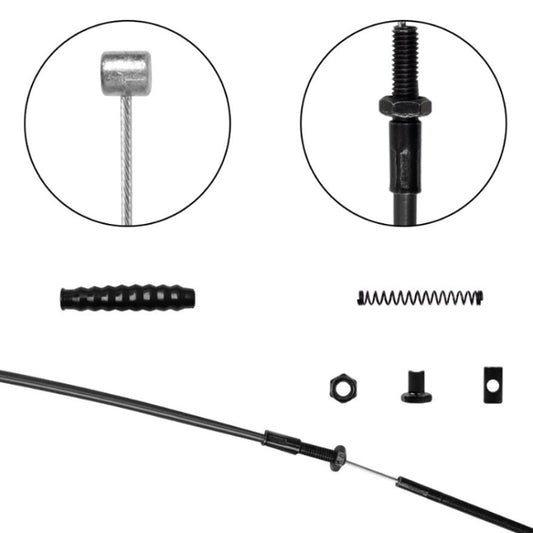 Electric Scooter Brake Cable Set for Ninebot MAX G30(Black) by buy2fix