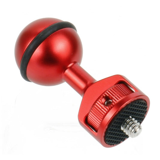 2.5cm Ball Head Clip for Action Camera Underwater Video Camera Light Diving Joint(Red) - DJI & GoPro Accessories by buy2fix | Online Shopping UK | buy2fix