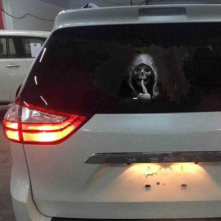 5PCS Halloween Horror Skull Car Window Sticker, Size:, Color: 40x30cm - In Car by buy2fix | Online Shopping UK | buy2fix