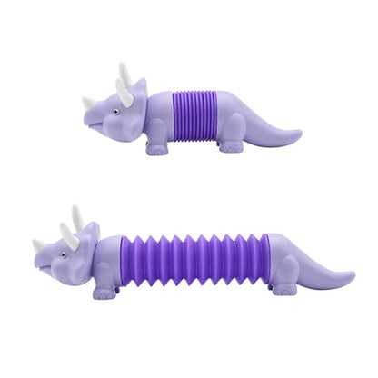 5 PCS Deformation And Stretching Dinosaur Student Decompression Toy(Purple) - Fidget Cube by buy2fix | Online Shopping UK | buy2fix