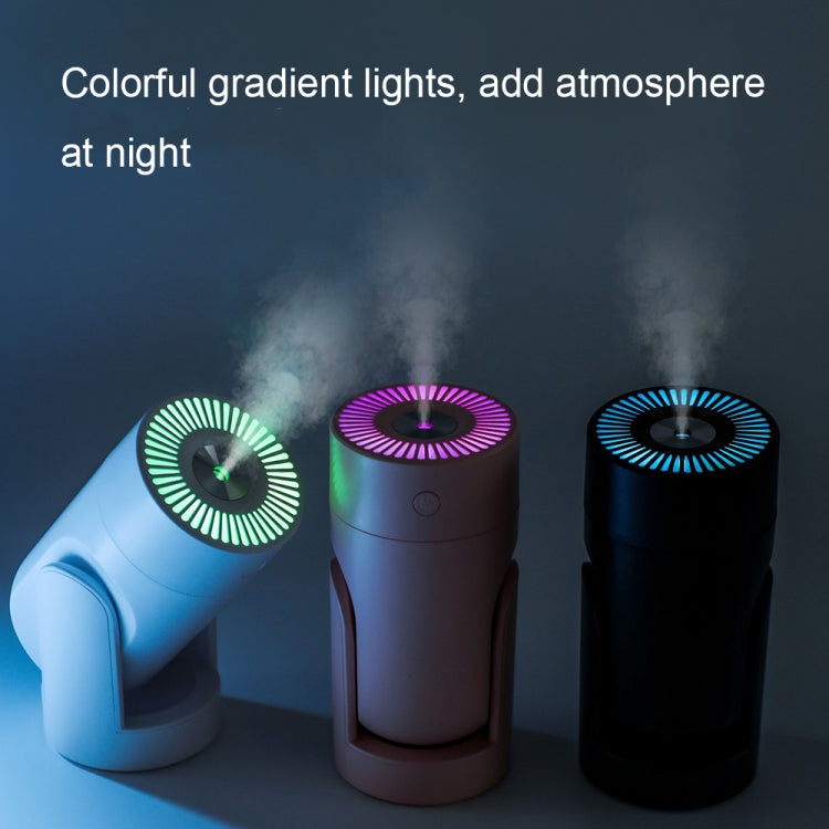 L09 USB Plug-in Rotating Colorful Night Light Humidifier(White) - Home & Garden by buy2fix | Online Shopping UK | buy2fix