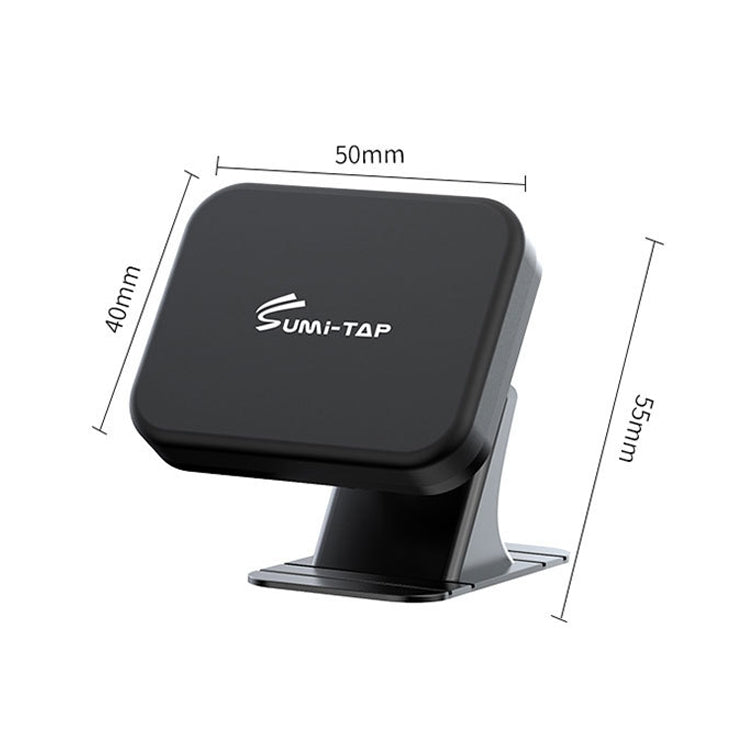 SUMITAP STM-xk565 Car Magnetic Mobile Phone Navigation Bracket Sticky Arc Base(Deep Black) - In Car by SUMITAP | Online Shopping UK | buy2fix