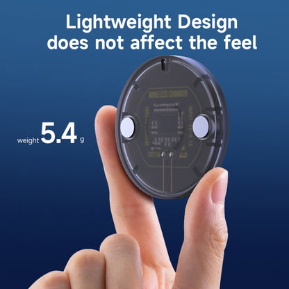 For Logitech G502 / G703 / G403 / G903 / GPW / GPW2 Mouse Wireless Charging Module Black by buy2fix